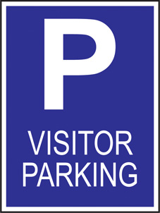 SAFETY SIGN (SAV) | Visitor Parking